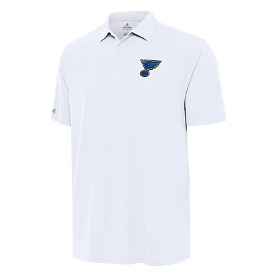 Men's Antigua White St. Louis Blues Era Polo