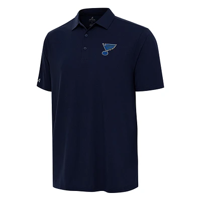 Men's Antigua Navy St. Louis Blues Era Polo
