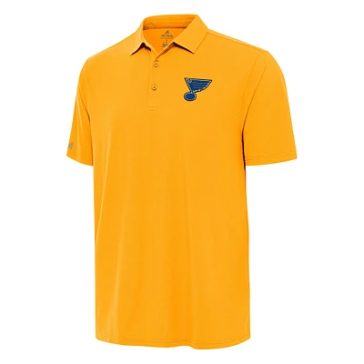 Men's Antigua Gold St. Louis Blues Era Polo