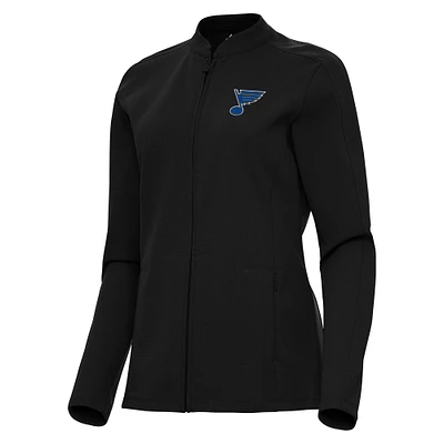 Women's Antigua St. Louis Blues Regard Full-Zip Jacket