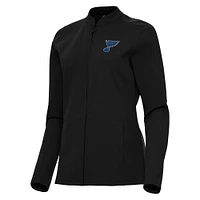 Women's Antigua St. Louis Blues Regard Full-Zip Jacket