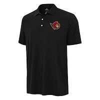 Men's Antigua  Black Ottawa Senators Western Polo