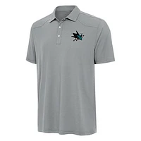 Men's Antigua  Gray San Jose Sharks Western Polo