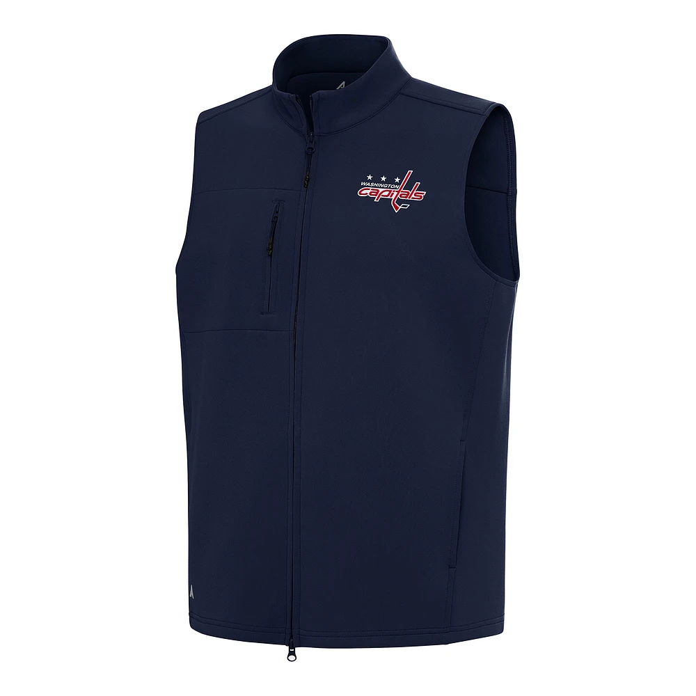 Men's Antigua Navy Washington Capitals Demand Full-Zip Vest