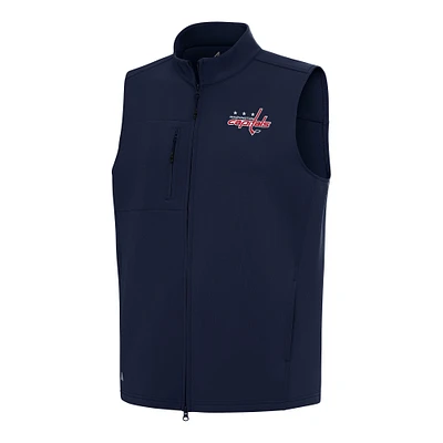 Men's Antigua Navy Washington Capitals Demand Full-Zip Vest