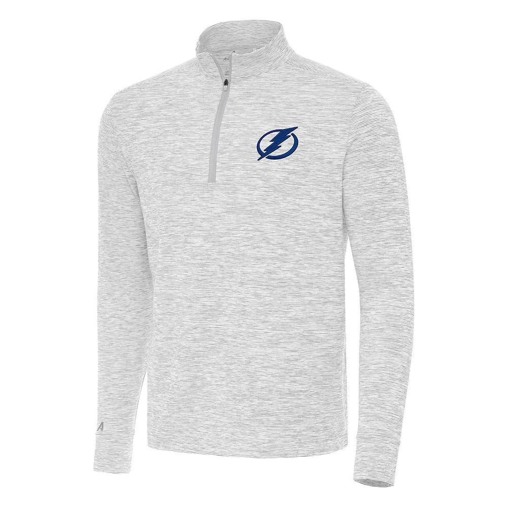 Men's Antigua Tampa Bay Lightning Cause Quarter-Zip Top
