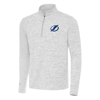 Men's Antigua Tampa Bay Lightning Cause Quarter-Zip Top