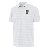 Men's Antigua White Vegas Golden Knights Tunnel Polo