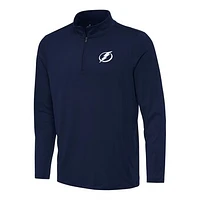 Men's Antigua Navy Tampa Bay Lightning Reprocess Quarter-Zip Top