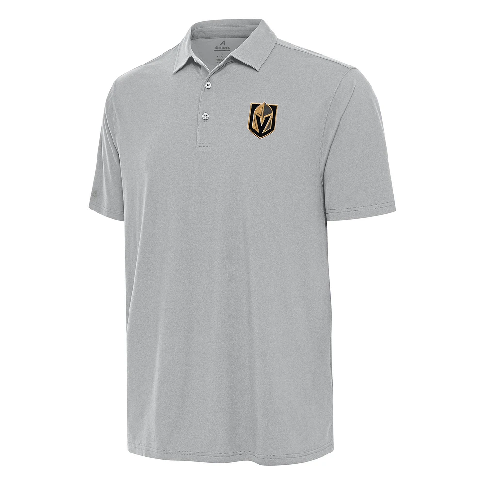 Men's Antigua Gray Vegas Golden Knights Era Polo
