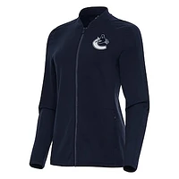Women's Antigua Navy Vancouver Canucks Continual Full-Zip Jacket
