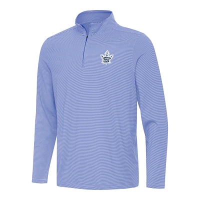 Men's Antigua  Royal Toronto Maple Leafs Twine Quarter-Zip Top
