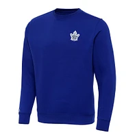 Men's Antigua Royal Toronto Maple Leafs Big & Tall Victory Crewneck Pullover Sweatshirt