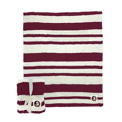 Florida State Seminoles 50" x 60" Cable-Knit Throw Blanket