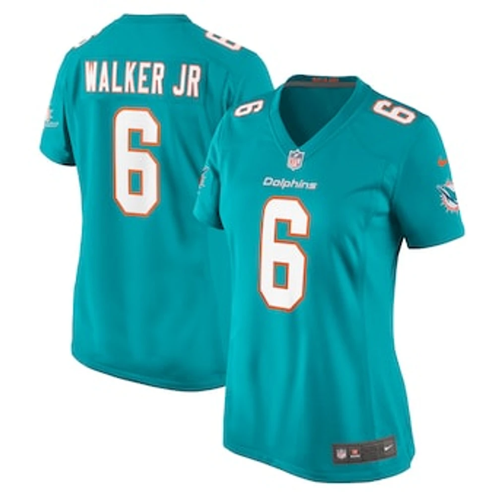 Women's Nike Anthony Walker Jr.  Aqua Miami Dolphins Game Jersey