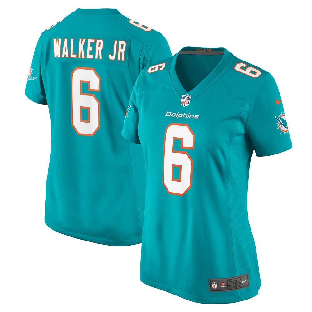 Women's Nike Anthony Walker Jr.  Aqua Miami Dolphins Game Jersey