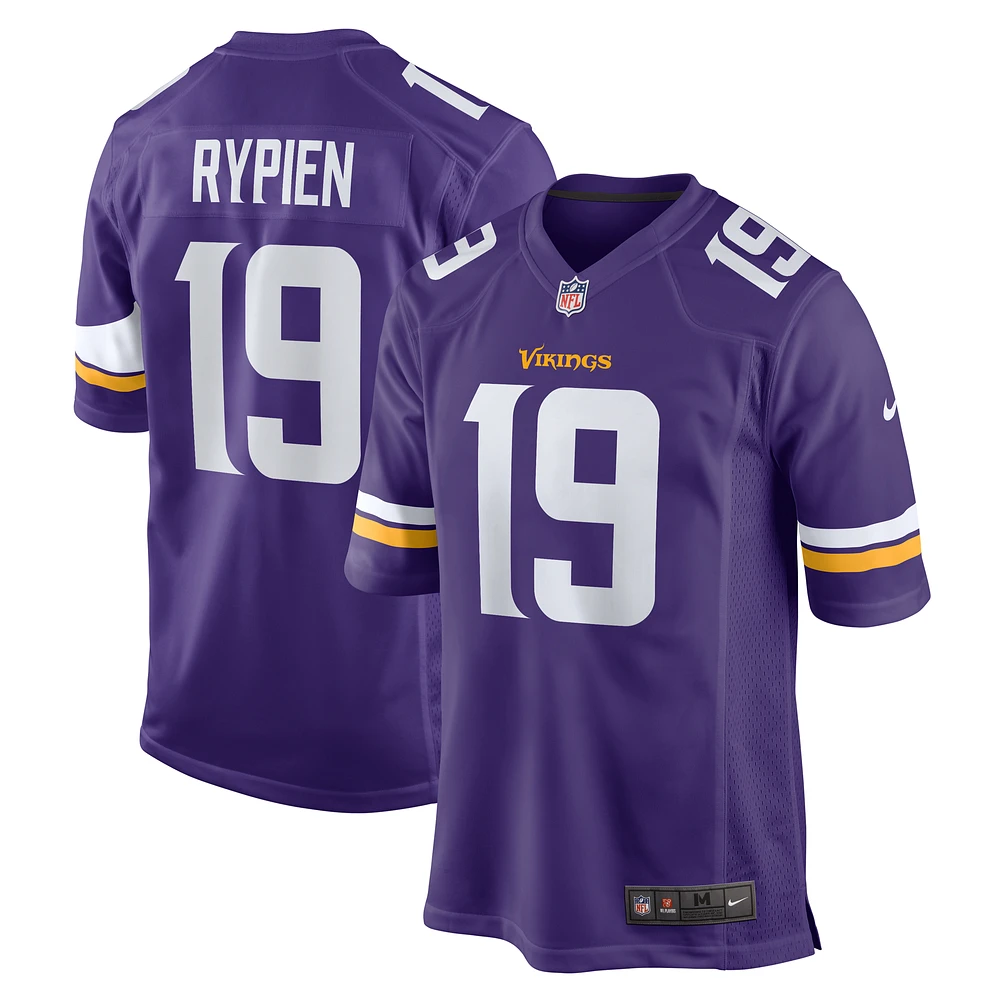 Men's Nike Brett Rypien  Purple Minnesota Vikings Game Jersey