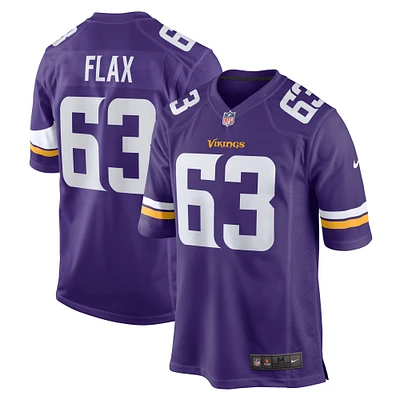 Men's Nike Jeremy Flax  Purple Minnesota Vikings Game Jersey