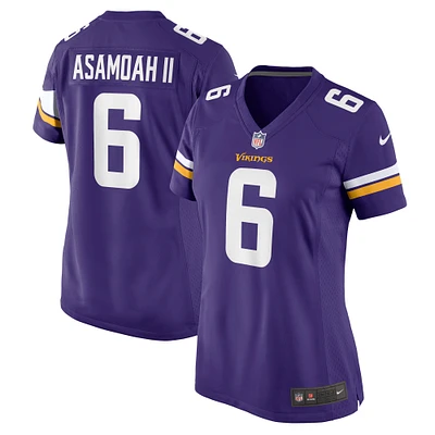 Women's Nike Brian Asamoah II  Purple Minnesota Vikings Game Jersey