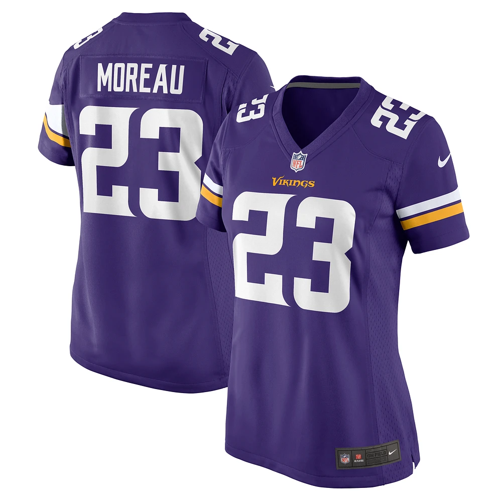 Women's Nike Fabian Moreau  Purple Minnesota Vikings Game Jersey