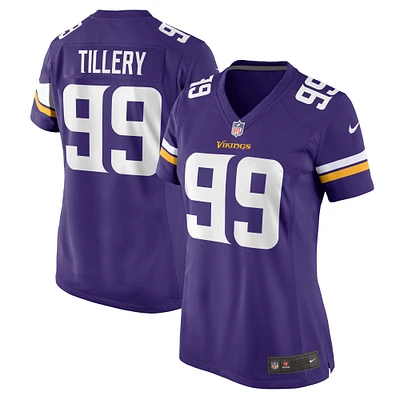 Women's Nike Jerry Tillery  Purple Minnesota Vikings Game Jersey