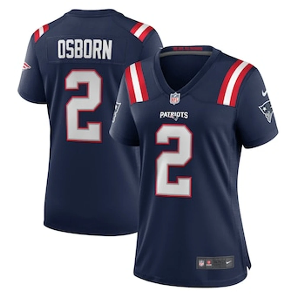 Women's Nike K.J. Osborn  Navy New England Patriots  Game Jersey