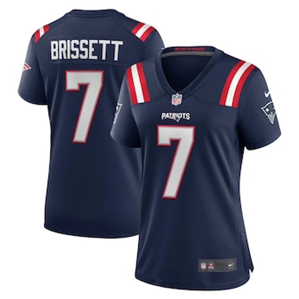 Women's Nike Jacoby Brissett  Navy New England Patriots Game Jersey