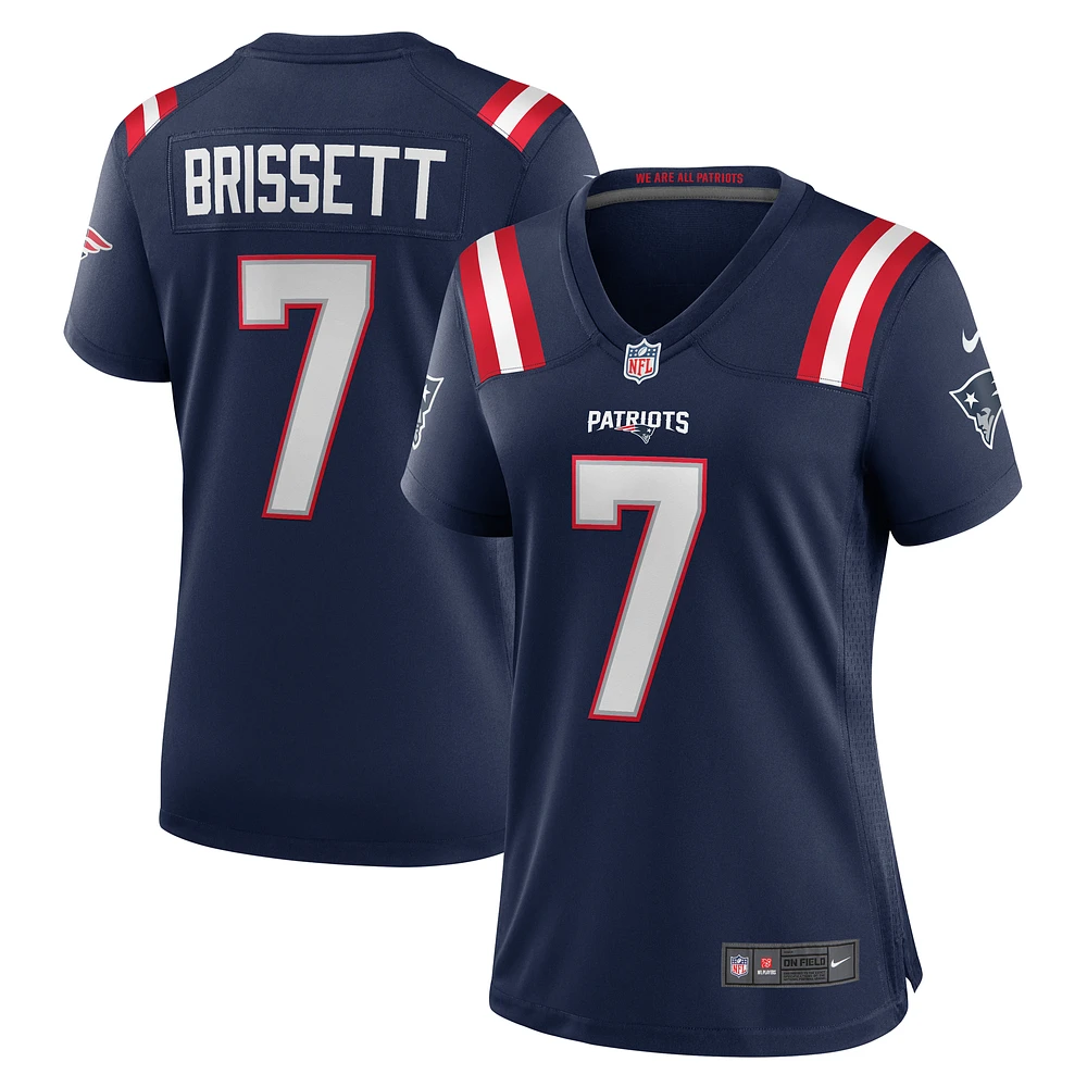 Women's Nike Jacoby Brissett  Navy New England Patriots Game Jersey