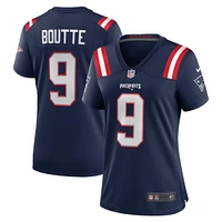 Women's Nike Kayshon Boutte  Navy New England Patriots Game Jersey