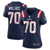 Women's Nike Caedan Wallace  Navy New England Patriots Game Jersey