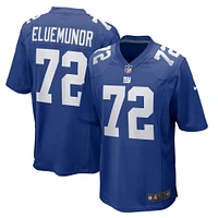 Men's Nike Jermaine Eluemunor  Royal New York Giants Team Game Jersey