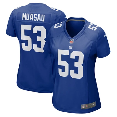 Women's Nike Darius Muasau  Royal New York Giants Game Jersey