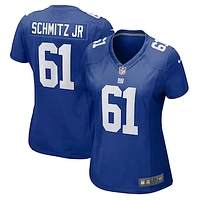 Women's Nike John Michael Schmitz Jr.  Royal New York Giants Game Jersey