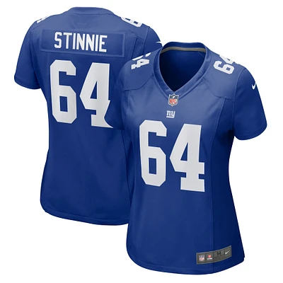 Women's Nike Aaron Stinnie  Royal New York Giants Game Jersey