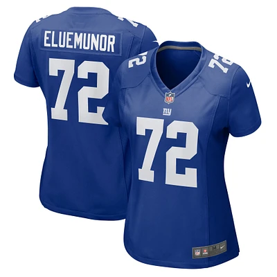 Women's Nike Jermaine Eluemunor  Royal New York Giants Game Jersey