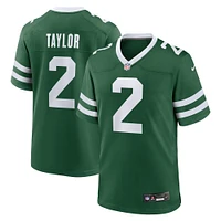 Men's Nike Tyrod Taylor Legacy Green New York Jets Team Game Jersey