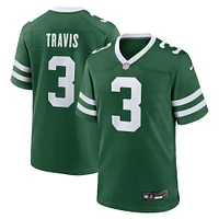 Men's Nike Jordan Travis Legacy Green New York Jets Team Game Jersey