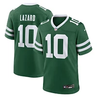 Men's Nike Allen Lazard Legacy Green New York Jets Team Game Jersey