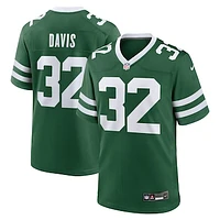 Men's Nike Isaiah Davis Legacy Green New York Jets Team Game Jersey