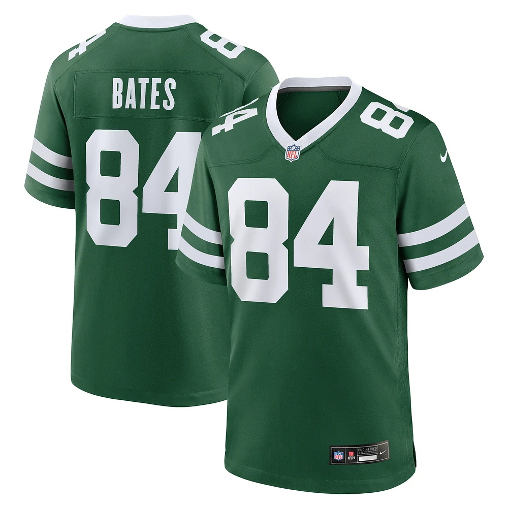 Men's Nike Brenden Bates Legacy Green New York Jets Team Game Jersey