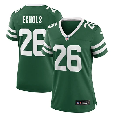 Women's Nike Brandin Echols Legacy Green New York Jets Team Game Jersey