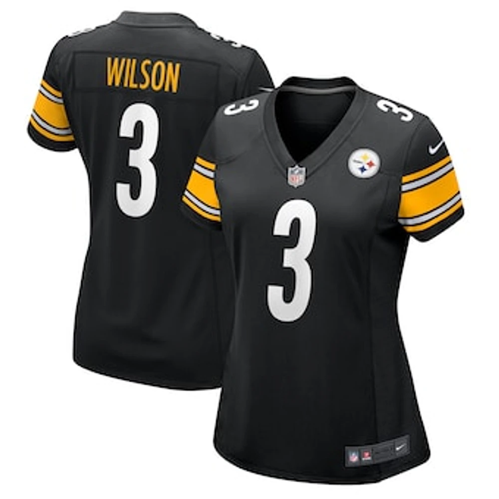 Women's Nike Russell Wilson  Black Pittsburgh Steelers Game Jersey