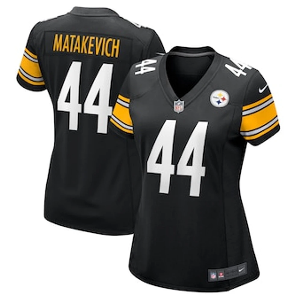 Women's Nike Tyler Matakevich  Black Pittsburgh Steelers Game Jersey