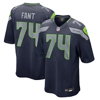 Men's Nike George Fant  College Navy Seattle Seahawks Game Jersey