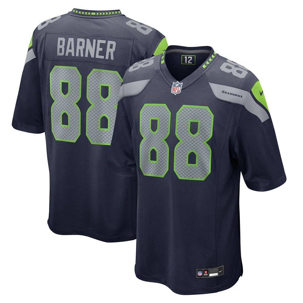 Men's Nike A.J. Barner  College Navy Seattle Seahawks Game Jersey