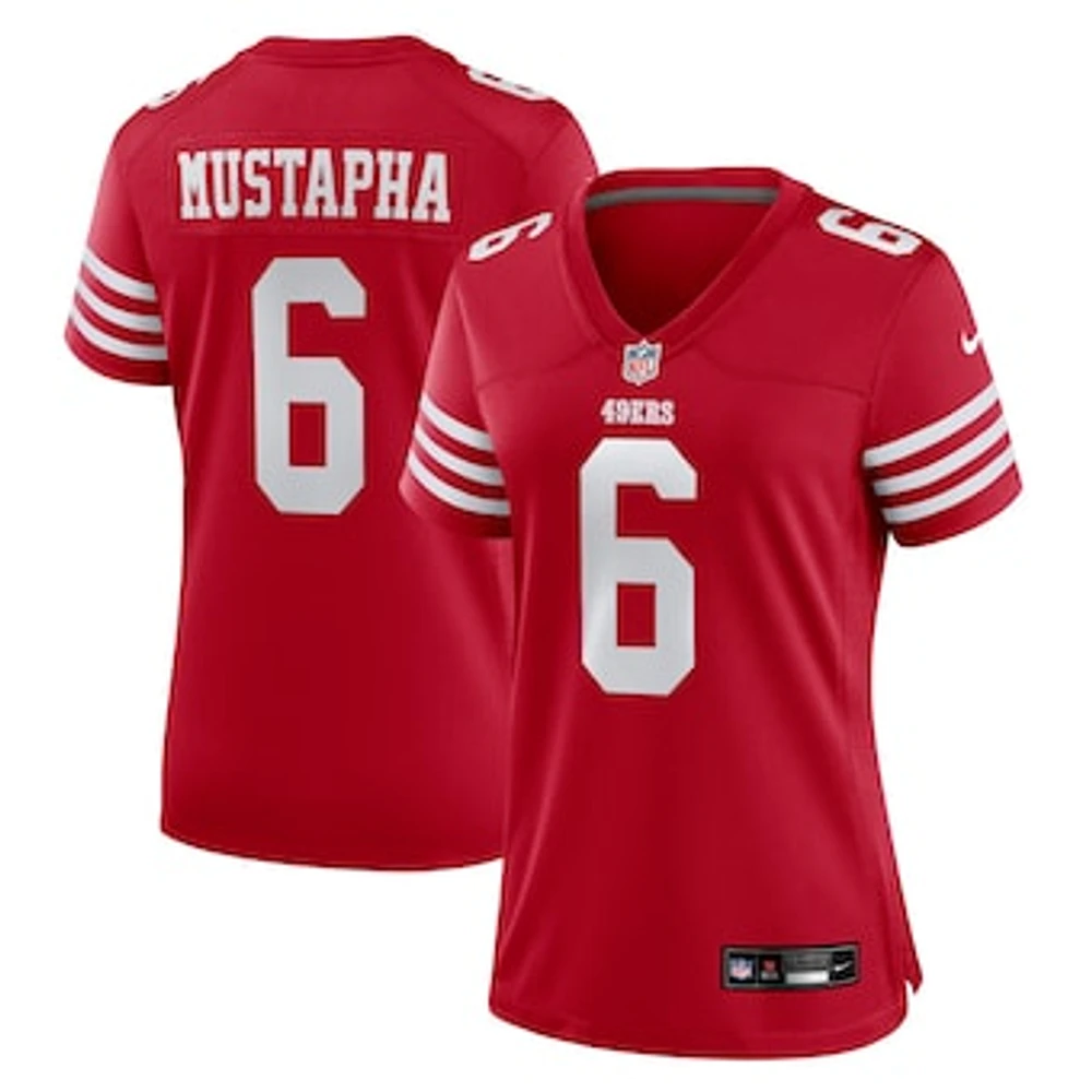 Women's Nike Malik Mustapha  Scarlet San Francisco 49ers Game Jersey