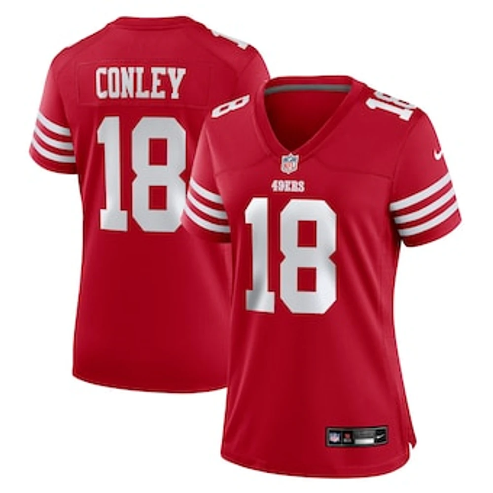 Women's Nike Chris Conley  Scarlet San Francisco 49ers Game Jersey