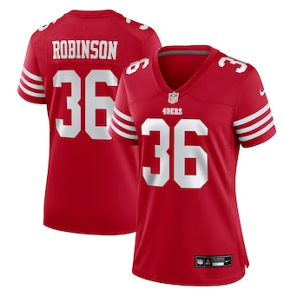 Women's Nike Curtis Robinson  Scarlet San Francisco 49ers Game Jersey