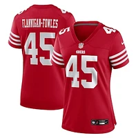 Women's Nike Demetrius Flannigan-Fowles  Scarlet San Francisco 49ers Game Jersey