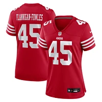 Women's Nike Demetrius Flannigan-Fowles  Scarlet San Francisco 49ers Game Jersey